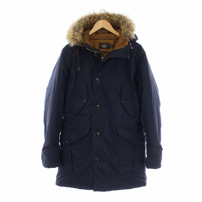 ダブルアールエル RRL ラルフローレン INDIGO DOWN PARKA インディゴ 