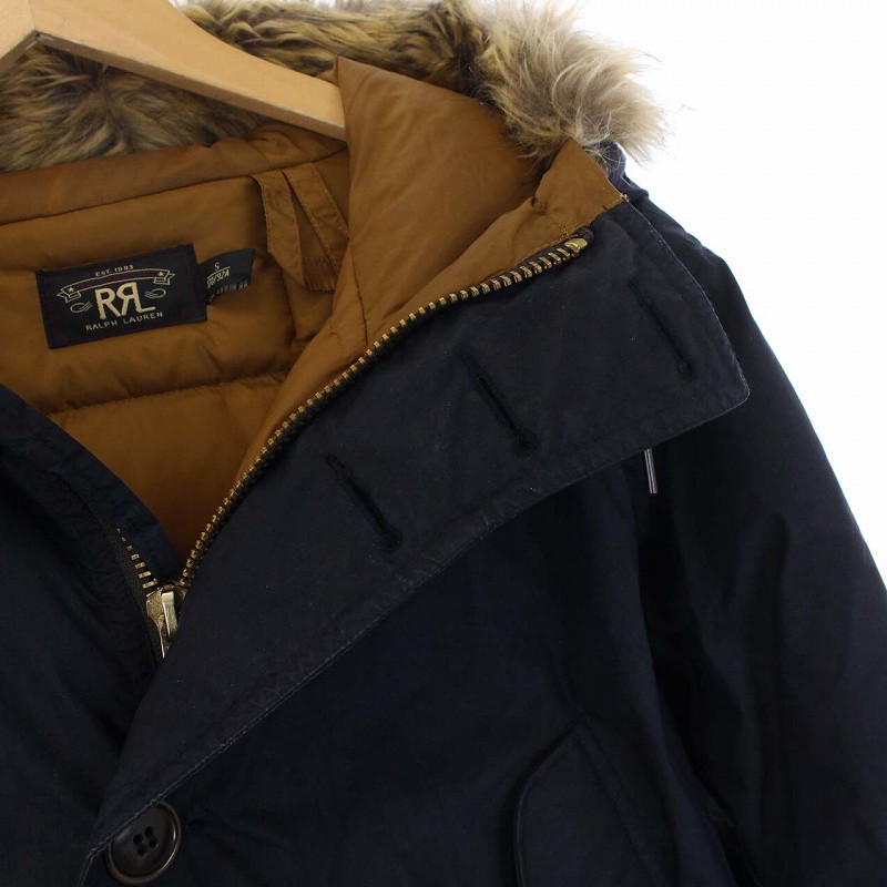 ダブルアールエル RRL ラルフローレン INDIGO DOWN PARKA インディゴ 