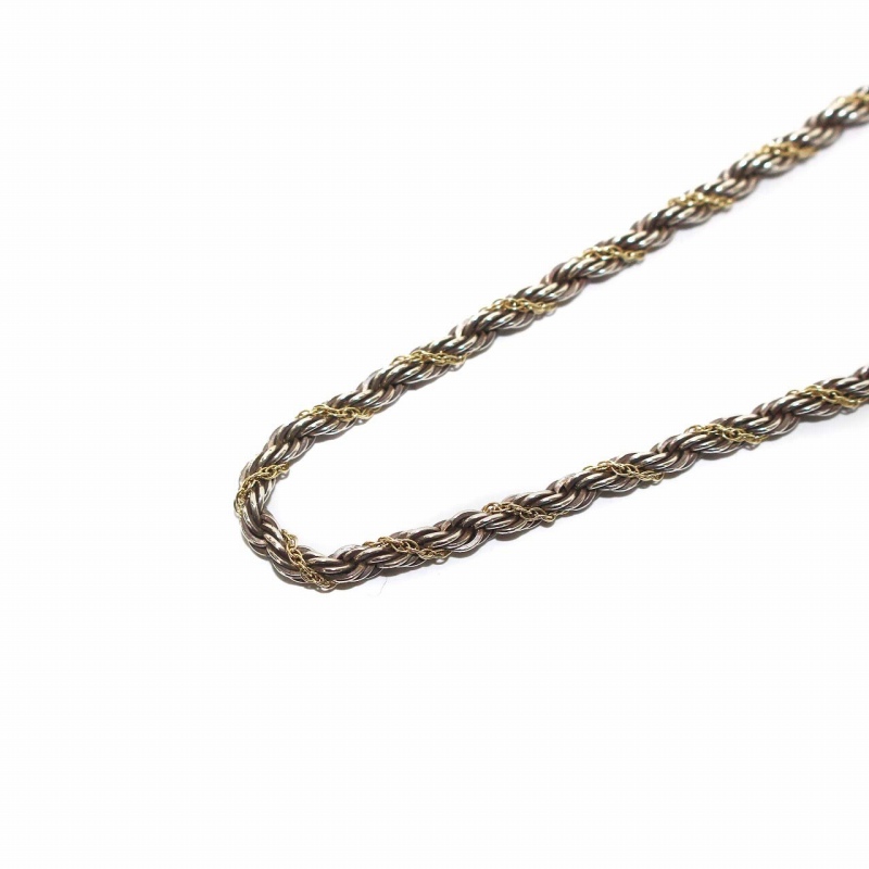 ティファニー TIFFANY & CO. コンビスクリューツイストネックレス  