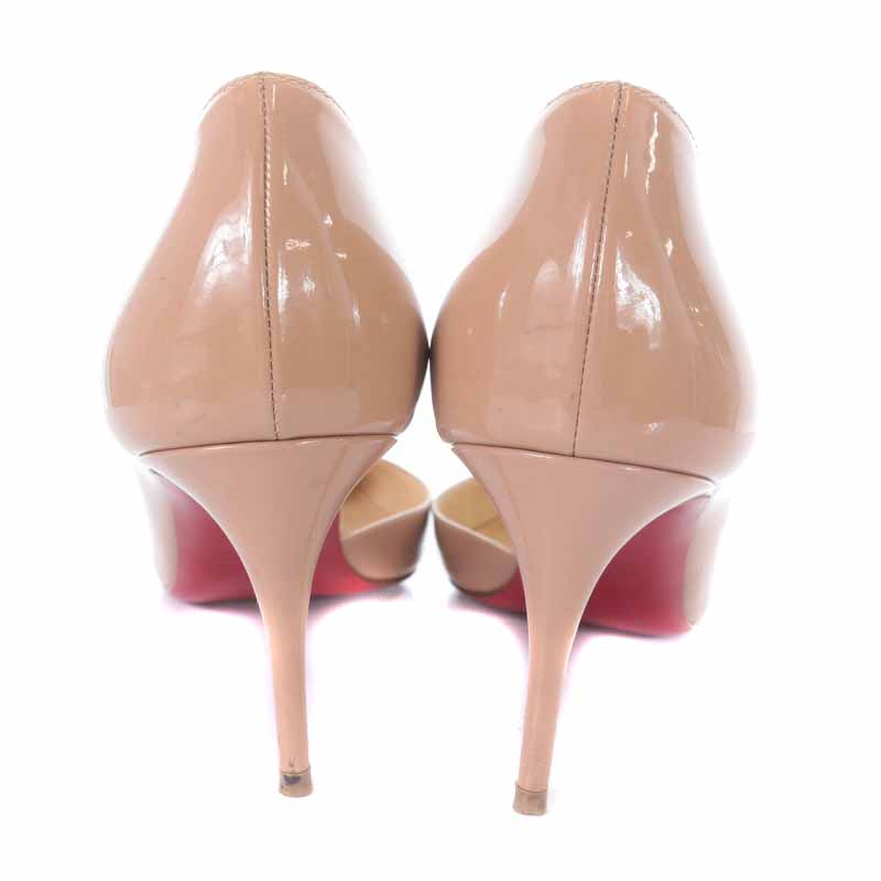 クリスチャンルブタン Christian louboutin パンプス エナメル ポイン 