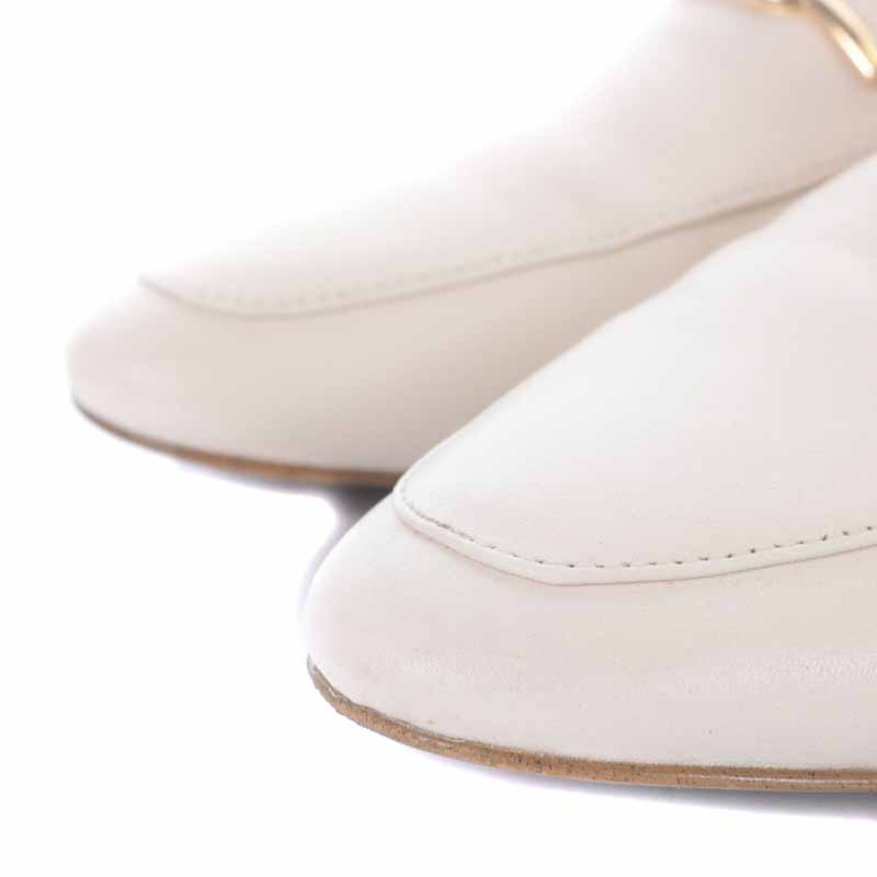 コーチ COACH SIENNA LEATHER SLIDE サンダル ミュール レザー 6.5C 