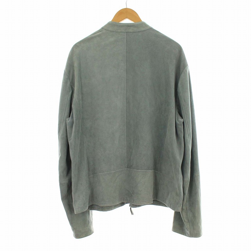 エンポリオアルマーニ ゴートスキン スエード シングルライダースジャケット エンポリオアルマーニ ゴートスキン スエード シングルライダース