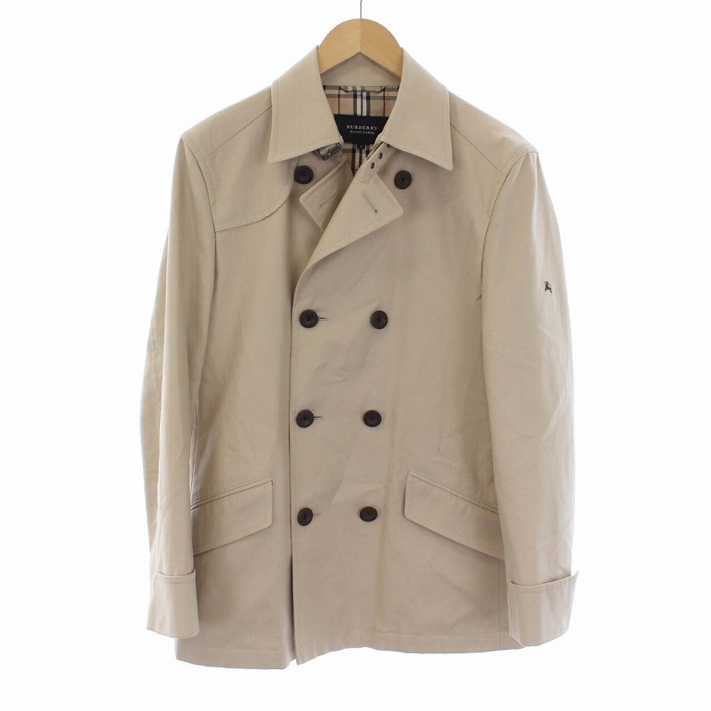 バーバリーブラックレーベル BURBERRY BLACK LABEL ダブル トレンチ 