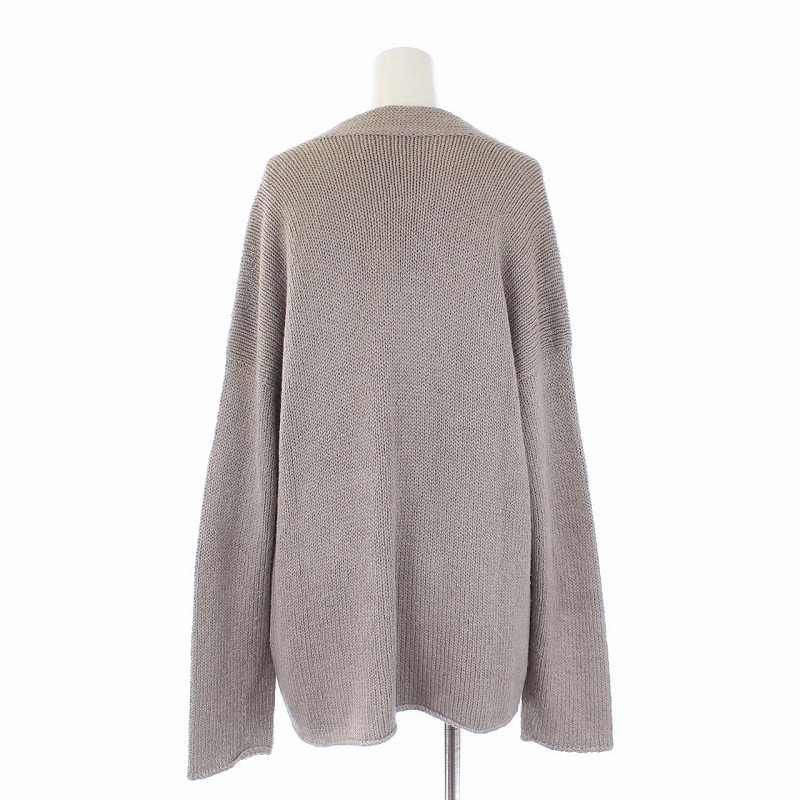 HERMES マルジェラ期 カシミヤシルク ヴァルーズ ベスト ロング 34（美  