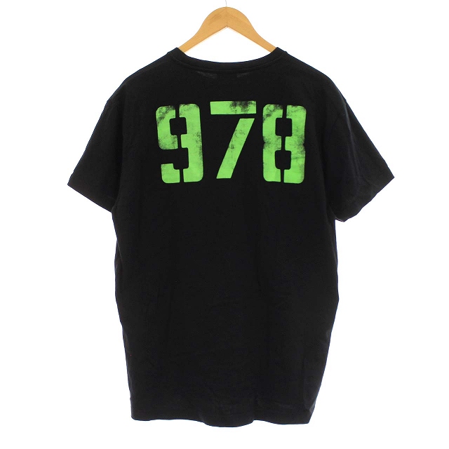DIESEL XXL　ブラックグラフィックTシャツ DIESEL◇Tシャツ&frasl;--&frasl;コットン&frasl;BLK&frasl;無地&frasl;007-851-844-228 DIESEL