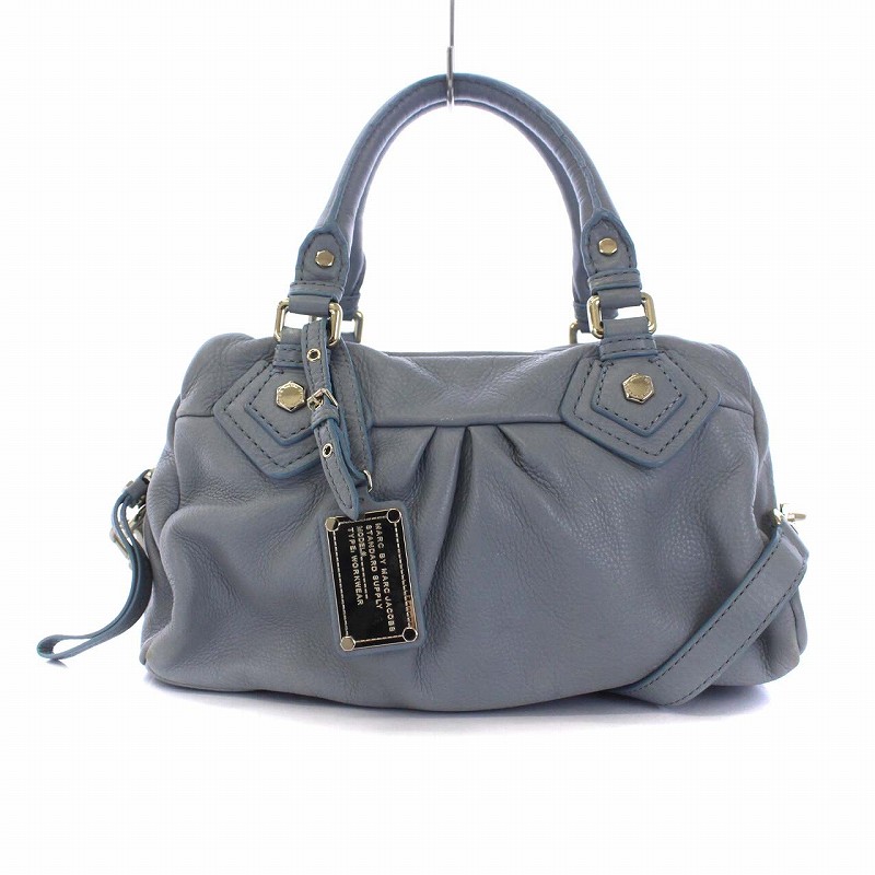 マークバイマークジェイコブス MARC by MARC JACOBS ハンドバッグ ショルダーバッグ 2WAY レザー ロゴプレート グレー /KH  レディース 081-102209300158 | ベクトルパーク マークジェイコブス　ショルダーバッグ　2way