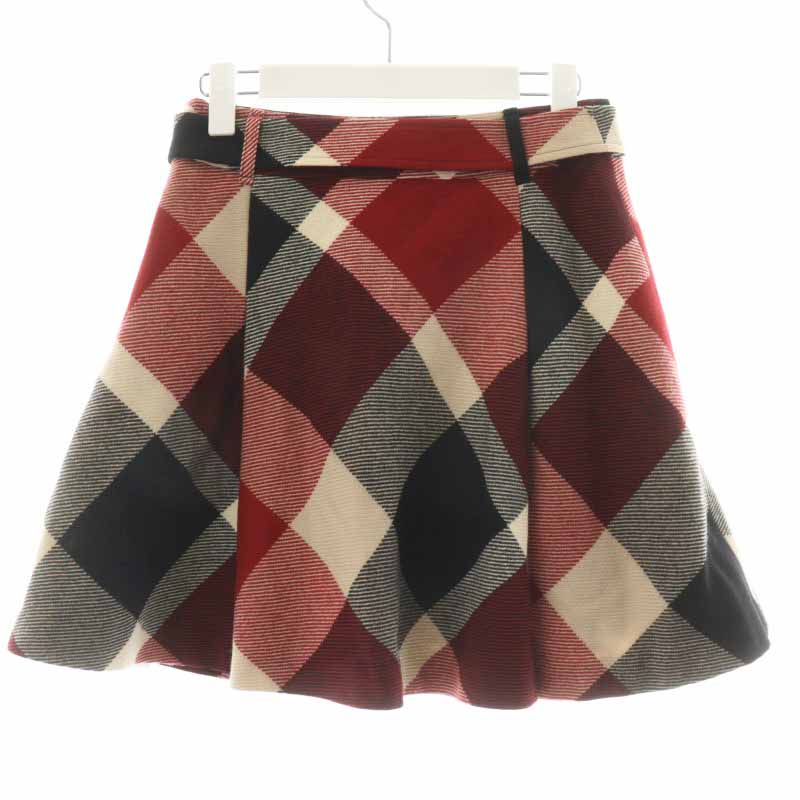 バーバリーブルーレーベル BURBERRY BLUE LABEL フレアスカート ミニ  