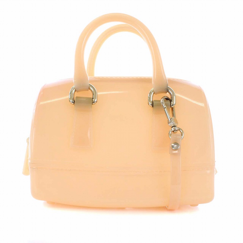 フルラ FURLA キャンディバッグ ハンド ボストン 花 フラワー ピンク /KH FURLA フルラ キャンディー ハンドバッグ ピンク