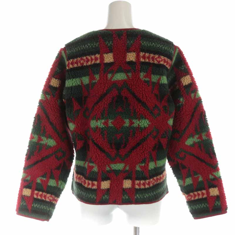 ダブルアールエル RRL ラルフローレン フリースジャケット ノーカラー  