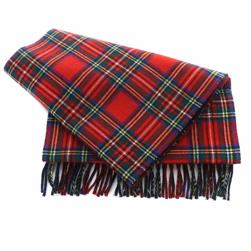 GUCCI チェック柄マフラー ウール混紡 GUCCI チェック柄マフラー ウール混紡