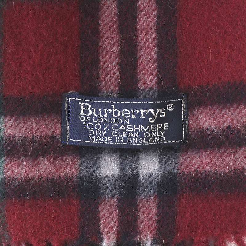 バーバリーズ Burberrys マフラー ストール カシミヤ フリンジ