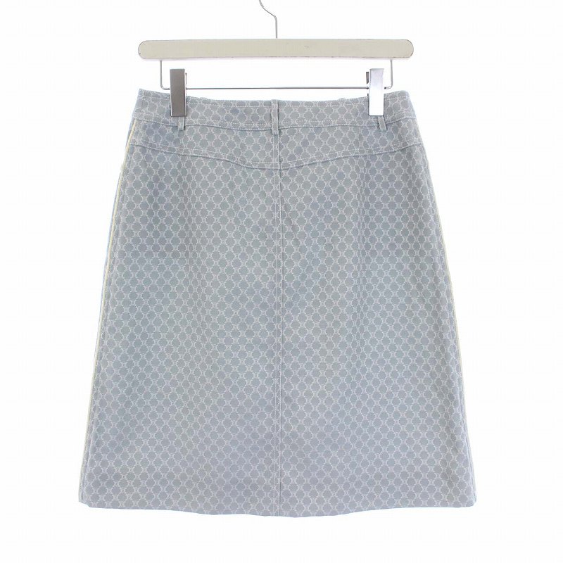 セリーヌ CELINE ヴィンテージ マカダム柄 タイトスカート ひざ丈 38 M  