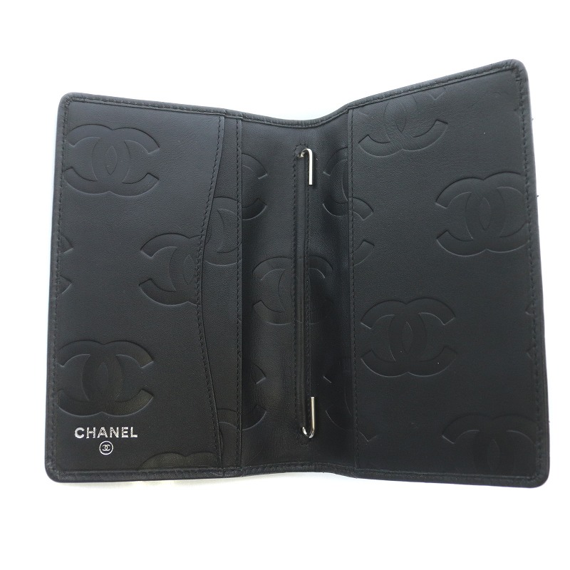 シャネル CHANEL パスポートケース カンボンライン ココマーク 