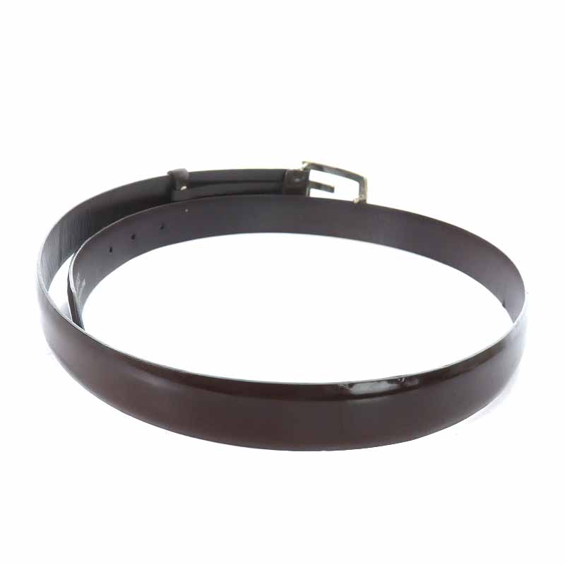 グッチ GUCCI ベルト ロゴバックル レザー 90・36 茶 ブラウン /YI20