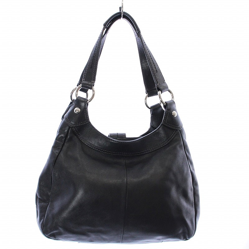 コーチ COACH ハンドバッグ ソーホー レザー ホーボー 黒 ブラック