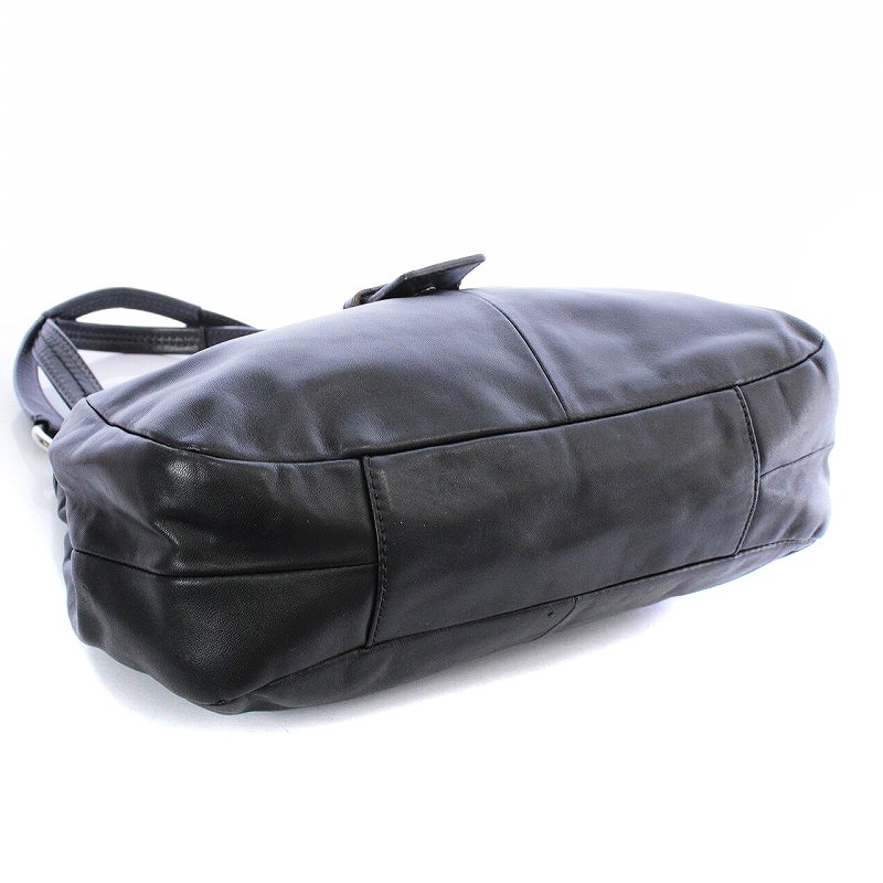 コーチ COACH ハンドバッグ ソーホー レザー ホーボー 黒 ブラック