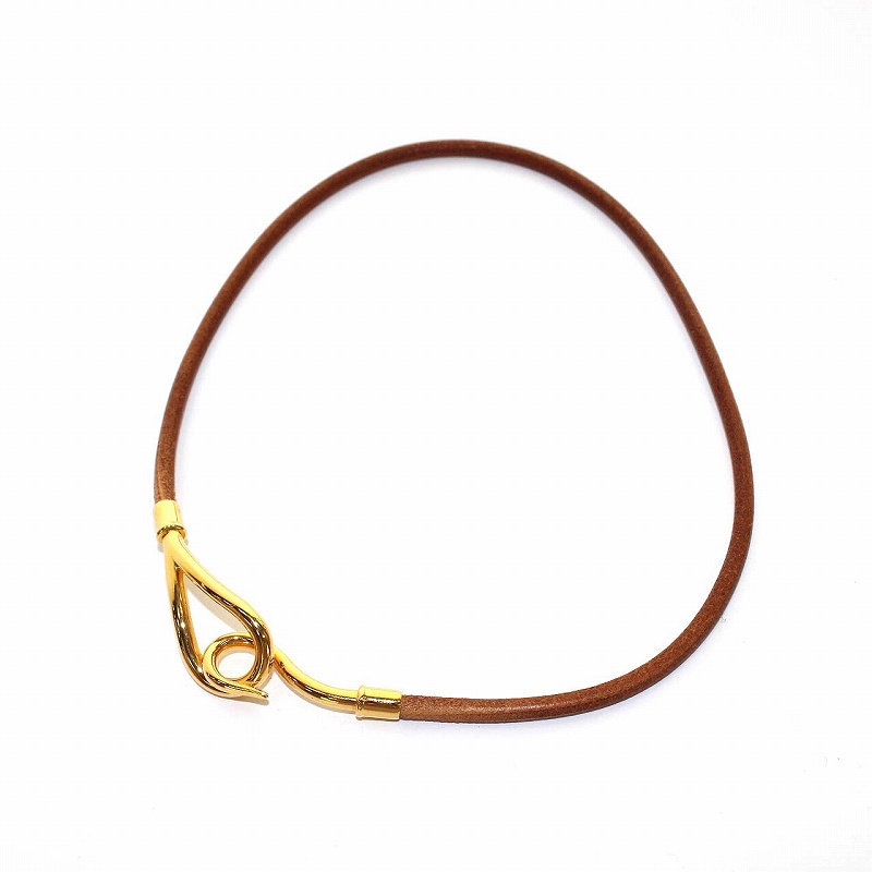 エルメス HERMES ジャンボフック チョーカー ブレスレット 2連 