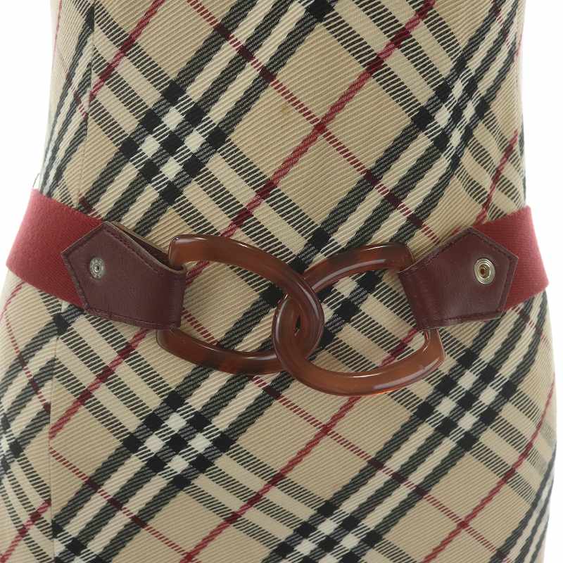 BURBERRY ノースリーブミニワンピース 38 ベージュ BURBERRY ノースリーブミニワンピース 38 ベージュ（楽天市場