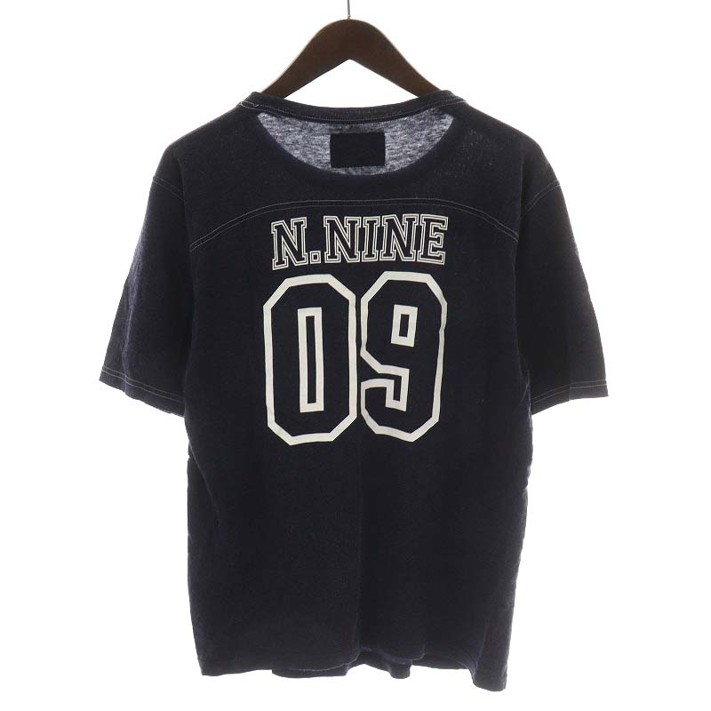 ナンバーナイン NUMBER (N)INE Tシャツ カットソー 半袖 ロゴ