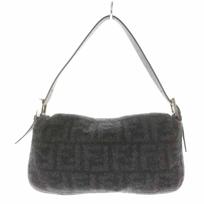 フェンディ FENDI マンマバケット ウール ショルダーバッグ ワン 