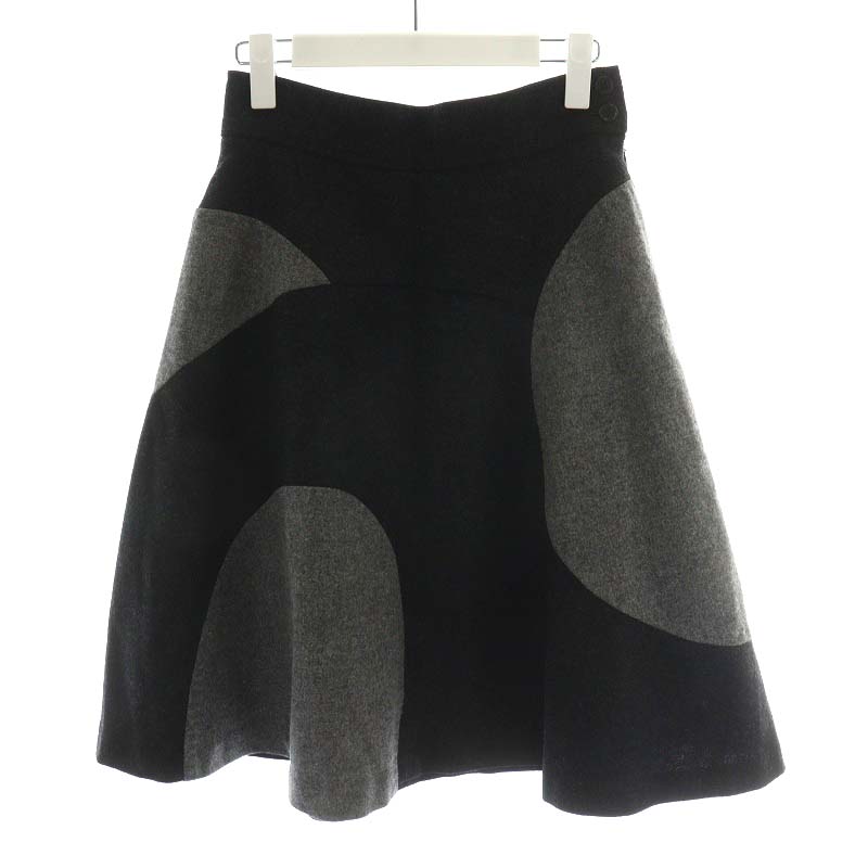 ポールスミス ブラック Paul Smith BLACK フレアスカート ひざ丈 ポールスミス ブラック Paul Smith BLACK フレアスカート ひざ丈