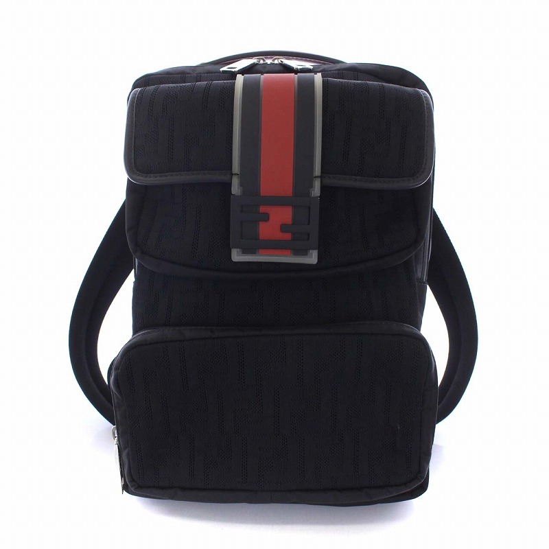 専用❗️美品♡極希少　FENDI✨フェンディ　ズッカ柄　総柄FFロゴ リュック 希少 フェンディ FENDI FILA コラボ リュック バックパック A4 ズッカ