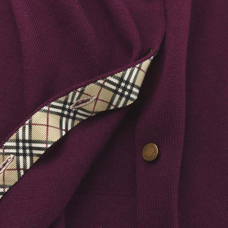 BURBERRY LONDON アンサンブル　カーディガン ニット パープル バーバリー ロンドン BURBERRY LONDON アンサンブル カーディガン