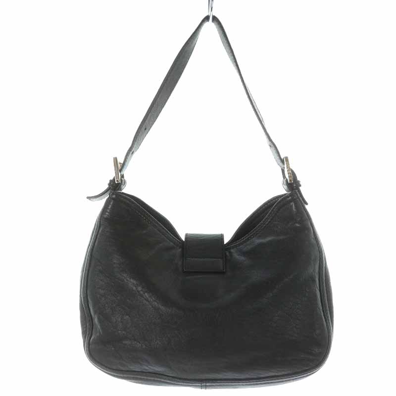 フェンディ FENDI マンマバケット ワンショルダーバッグ レザー ロゴ 