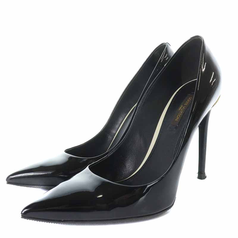 ルイヴィトン LOUIS VUITTON パンプス エナメル ポインテッドトゥ  