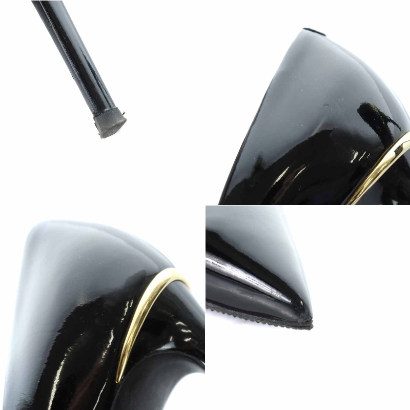 ルイヴィトン LOUIS VUITTON パンプス エナメル ポインテッドトゥ