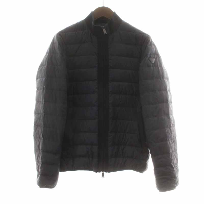 アルマーニ ジーンズ ARMANI JEANS 17年製 ダウンジャケット 48 M 紺 