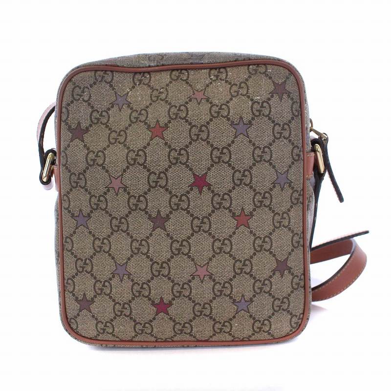 グッチ GUCCI GGスプリーム スター ショルダーバッグ スクエア 