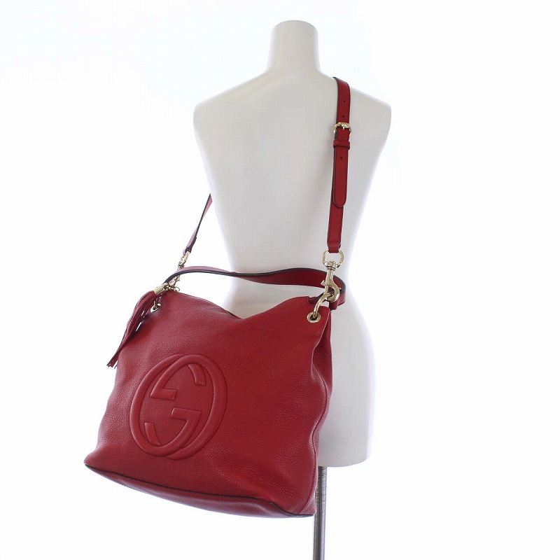 グッチ GUCCI ソーホー インターロッキングG ハンドバッグ ショルダー