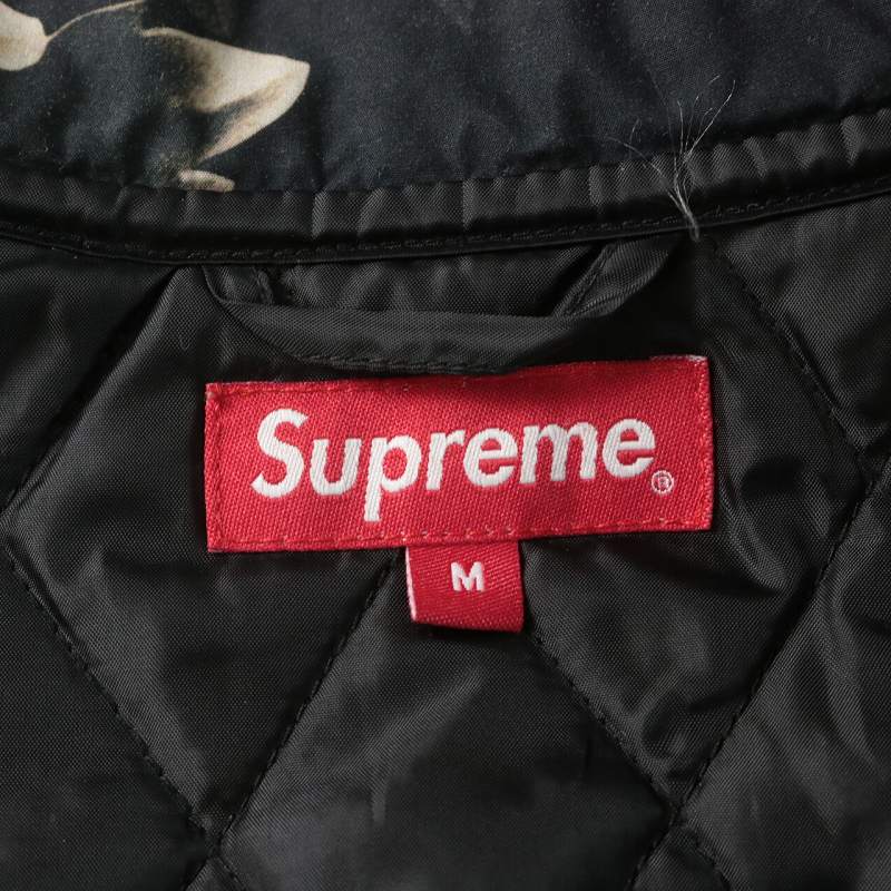 シュプリーム SUPREME 21SS PEACOCK JACKET 中綿ジャケット 花柄 ロゴ
