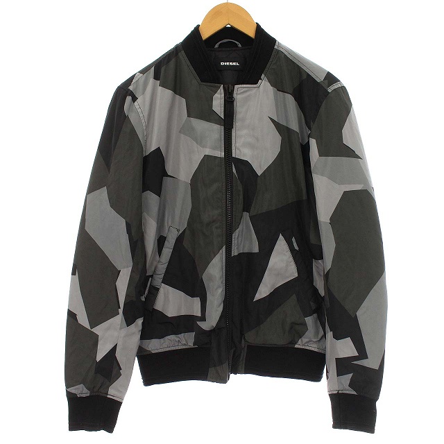 美品/M相当 DIESEL MA-1 編み込み　ボンバージャケット　キルティング DIESEL MA-1 編み込み ボンバージャケット M相当 DIESEL MA-1