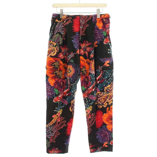 ポールスミス PAUL SMITH 18SS KOI HAWAIIAN CARGO PANTS カーゴパンツ 