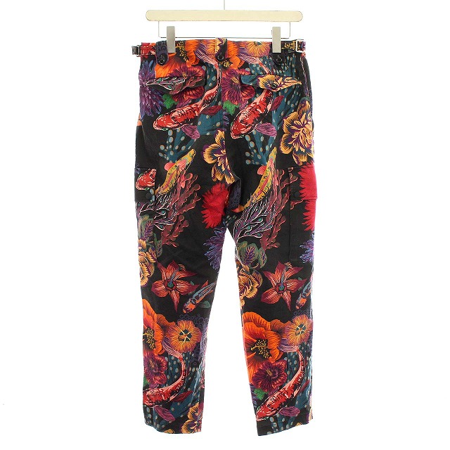 ポールスミス PAUL SMITH 18SS KOI HAWAIIAN CARGO PANTS カーゴパンツ 