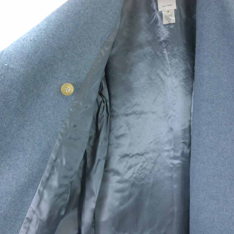 セリーヌ CELINE ピーコート Pコート ロング ウール カシミヤ混 38 11