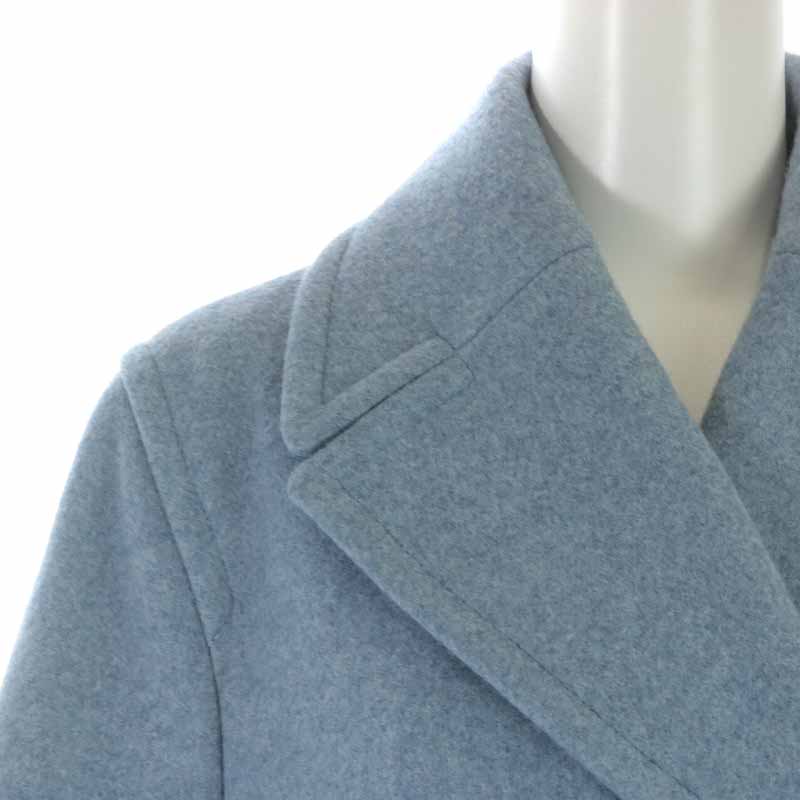 セリーヌ CELINE ピーコート Pコート ロング ウール カシミヤ混 38 11
