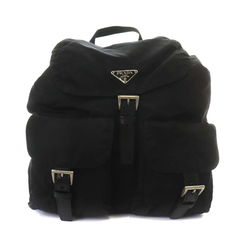 プラダ PRADA トライアングルロゴ リュックサック デイパック ナイロン  