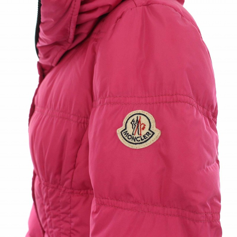 値下げ！MONCLERモンクレールGLYCINEピンクライトダウン