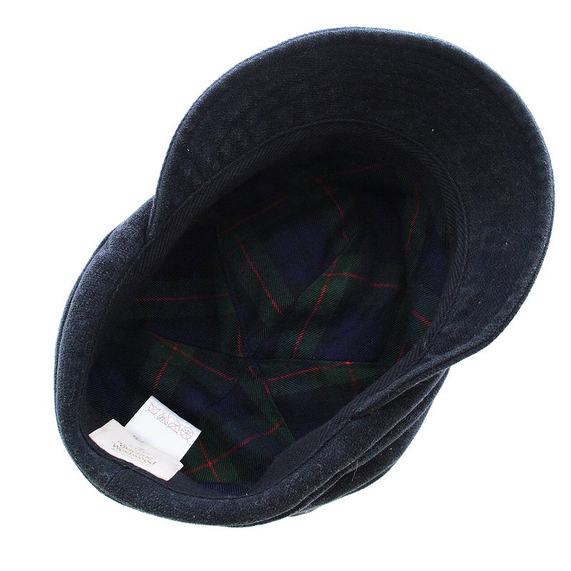 ヴィヴィアンウエストウッド Vivienne Westwood 帽子 キャスケット 黒