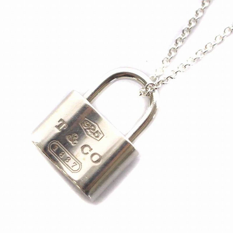 ティファニー TIFFANY & CO. パドロック ネックレス ペンダント 1837 