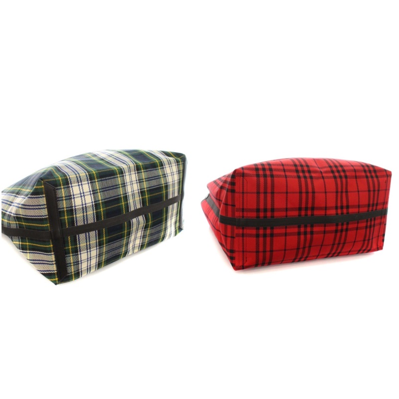BURBERRY リバーシブル トートバッグ チェック グリーン BURBERRY リバーシブル トートバッグ チェック グリーン