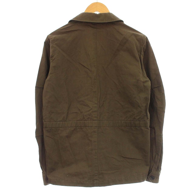 ポールスミス PAUL SMITH ミリタリー ジャケット リネン混 M-65 L 茶