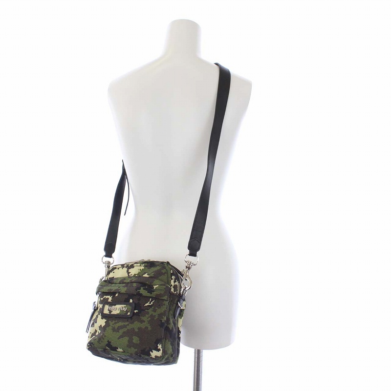 ミュウミュウ miumiu CORDURA ST.CAMO MILITARE 迷彩 カモフラ  