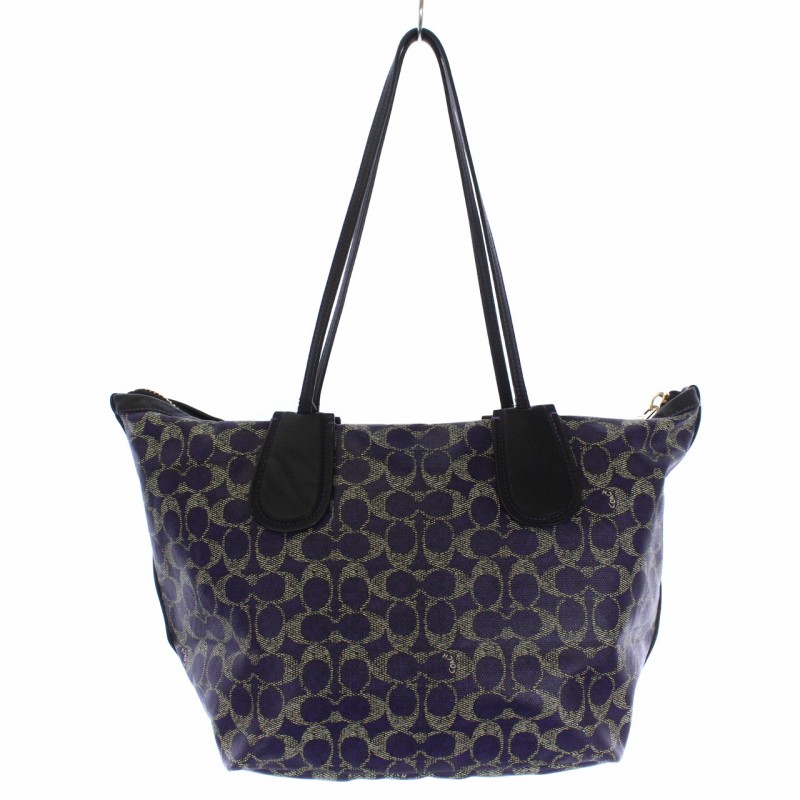 コーチ COACH コーテッドキャンバス タクシージップトートバッグ