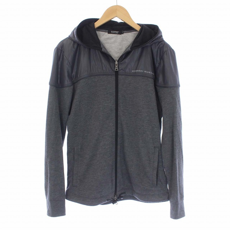バーバリーBurberry Black Label フード付きパーカー