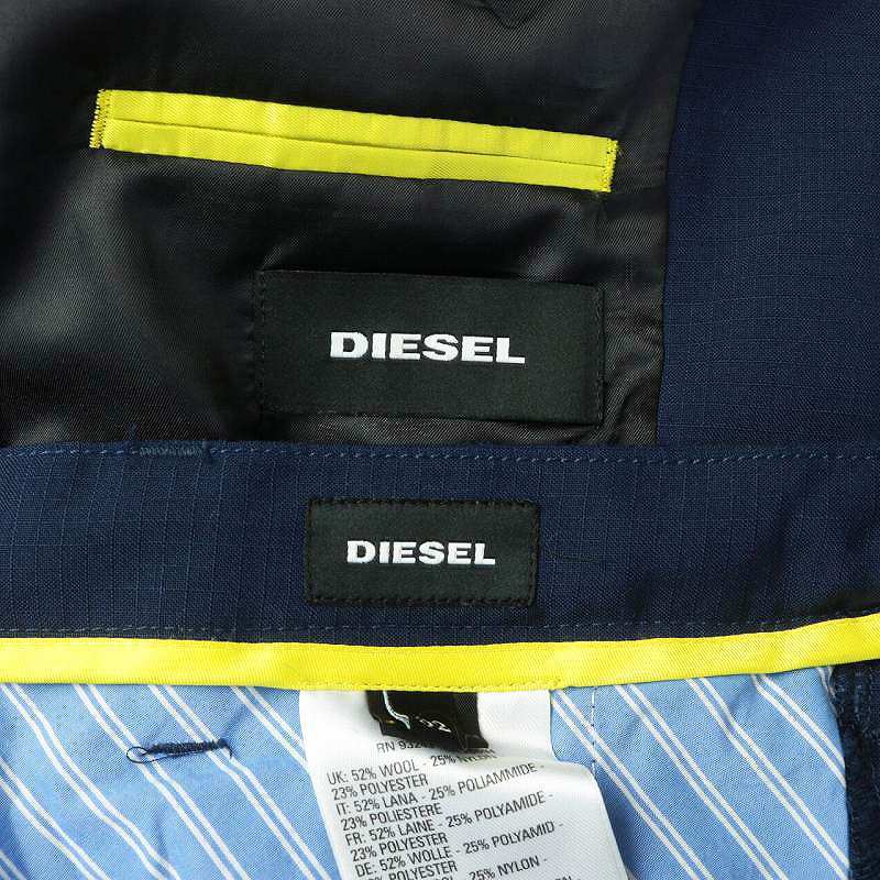 ディーゼル DIESEL スーツ セットアップ 上下 テーラードジャケット 