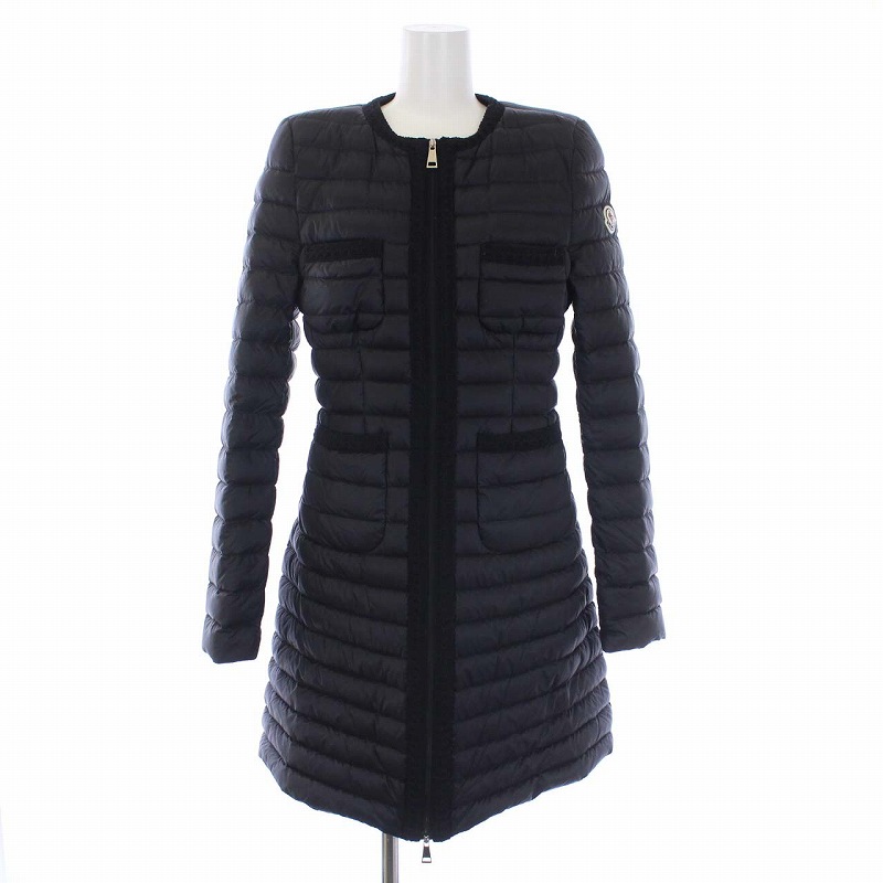 モンクレール MONCLER 20SS CHARTREUSE ノーカラーダウンコート 